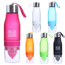 Load image into Gallery viewer, 700ML Sports Water Bottle Fruit Juice Infuser H2O Portable Lemon Bottle For Water Outdoor Haking Camping Drinkware Xams Gifts