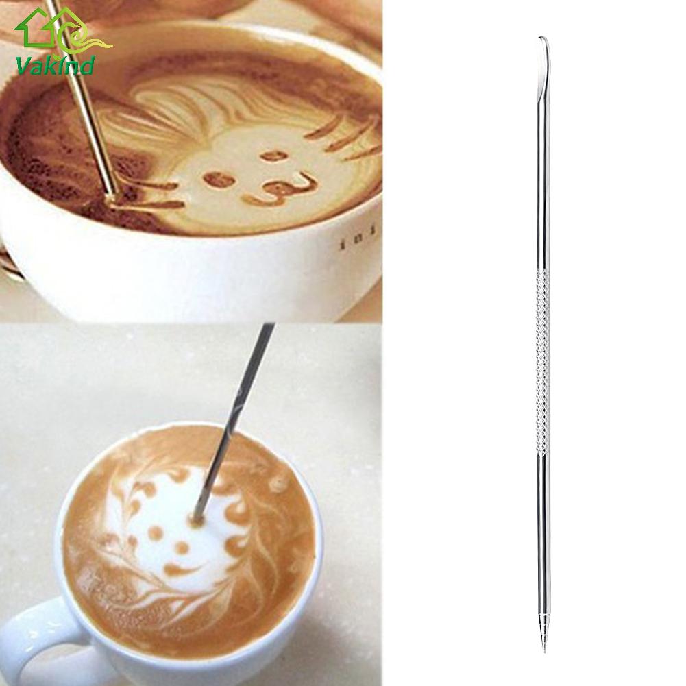 1Pcs Barista Cappuccino Espresso Coffee Decorating Latte Art Pen